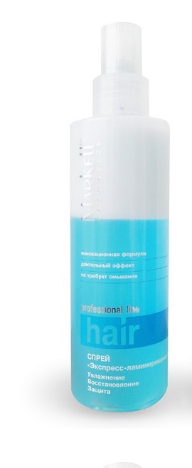 Markell / Спрей «Экспресс-ламинирование волос» Увлажнение, восстановление, защита