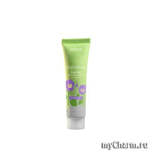Oriflame /    Essentials Eye Gel with pansy flower