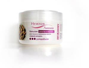 Belkosmex / бальзам - ополаскиватель для тонких и непышных волос сладкий миндаль суперобъем