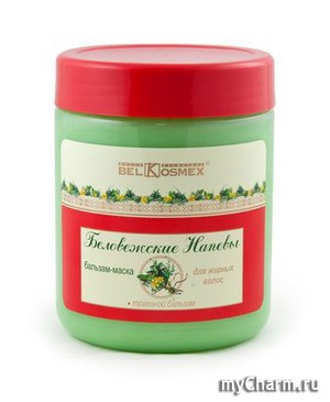 Belkosmex / Бальзам-маска для жирных волос Травяной бальзам