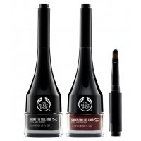 The Body Shop / Гелевая подводка 2-в-1 для глаз и бровей