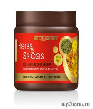 Belkosmex / Кондиционер для укрепления волос и корней фенхель-арника-зверобой