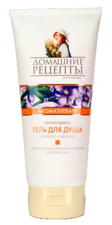 "Домашние рецепты" / Гель для душа Aromatherapy "Антистресс" Лаванда и душица