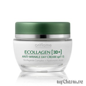 Oriflame / Дневной крем Ecollagen 3D+ Anti-Wrinkle Day Cream SPF 15