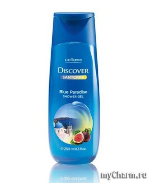 Oriflame / Гель для душа Discover Santorini Blue Paradise Shower Gel