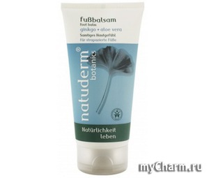 Natuderm botanics / Крем-бальзам для ног Foot balm Ginkgo+aloe vera