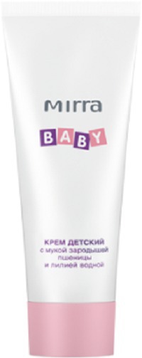 MIRRA / Крем детский с мукой зародышей пшеницы и лилией водной серия "Baby"