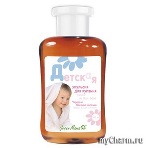 Green Mama / Детская эмульсия для купания Череда и овсяное молочко