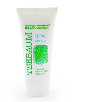 Belkosmex / крем для ног с маслом чайного дерева и тальком