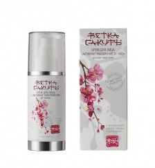 Modum / Крем для лица "Активное омоложение 24 часа" серии "Ветка сакуры" с экстрактом цветов сакуры и женьшеня