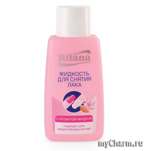 Rilana / Жидкость для снятия лака с ароматом Миндаля