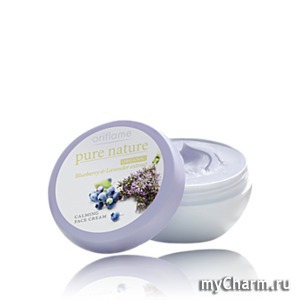 Oriflame / ���� ��� ���� Pure Nature Organic Blueberry & Lavender extract Calming Face Cream
