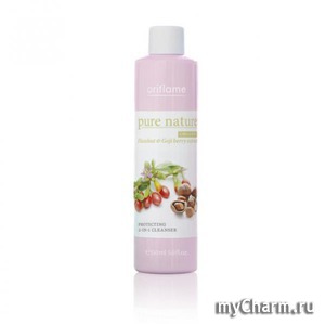 Oriflame /    Pure Nature Organic Hazelnut & Goji berry Protecting 2-in-1 Cleanser