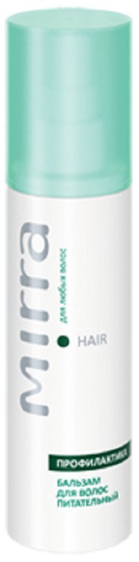 MIRRA / HAIR Бальзам для волос питательный с маслом абрикоса и концентратом корня лопуха