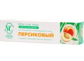 "Невская косметика" / «Персиковый», крем для лица питательный для нормальной и комбинированной кожи
