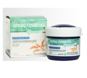 "Рецепты бабушки Агафьи" / Аптечка Агафьи Крем "Herbal" для лица омолаживающий
