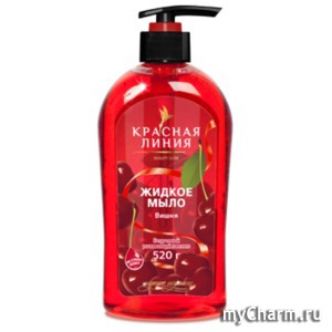 "Красная линия" / Жидкое мыло «Вишня»