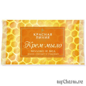 "Красная линия" / Туалетное мыло Молоко и мед