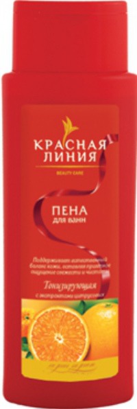 "Красная линия" / Пена для ванн «Тонизирующая»