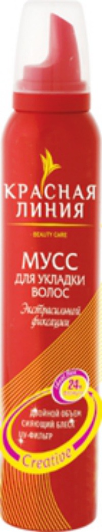 "Красная линия" / Мусс для укладки волос экстрасильной фиксации «CREATIVE»