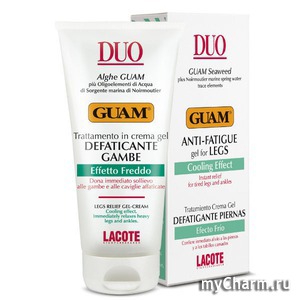 GUAM /    DUO Trattamento in crema gel defaticante gambe effetto freddo