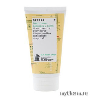 Korres / Скраб для тела Базилик и Лимон