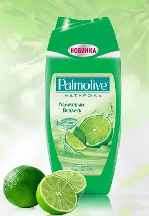 Palmolive / Гель для душа Лаймовый Всплеск Лайм и мята
