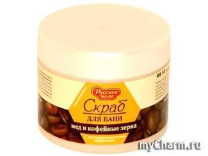 "Фратти НВ" / Скраб для тела Скраб для бани «Мёд и кофейные зёрна» с антицеллюлитным эффектом серии «Русское поле»