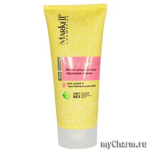 Markell / Маска-уход для лица "Красная глина"