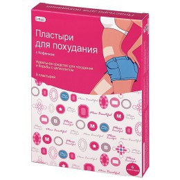 Cettua / пластырь для похудения с кофеином