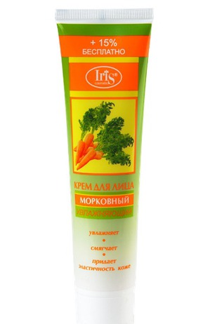Iris Cosmetic / Крем для лица Морковный Увлажняющий