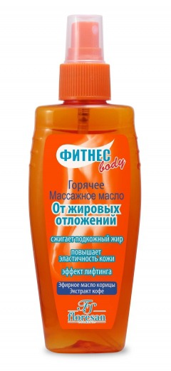 Floresan / Горячее Массажное масло от жировых отложений с корицей и кофе