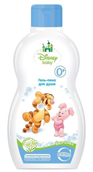 "Свобода" / Disney Baby Гель-пена для душа детский без слез 0+