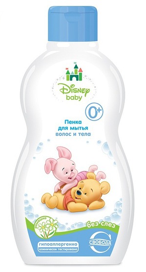 "Свобода" / Disney Baby Пенка для мытья волос и тела с ромашкой без слез 0+
