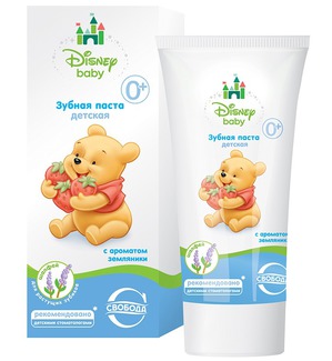 "Свобода" / Disney Baby Зубная паста детская с ароматом земляники 0+