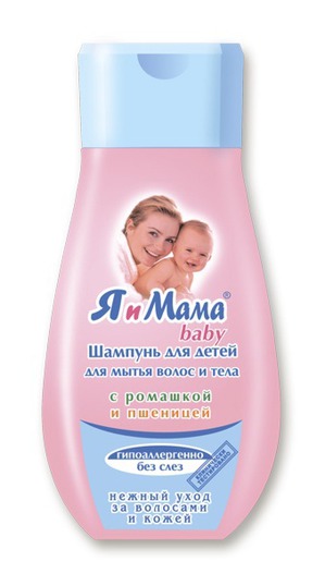 "Свобода" / Шампунь для детей "Я и Мама" без слез для мытья волос и тела с ромашкой и пшеницей