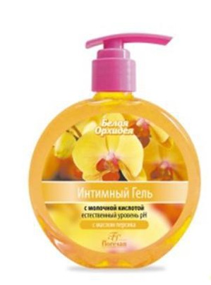 Floresan / Интимный гель «Белая орхидея» с маслом персика