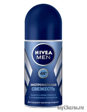 Nivea Men / Дезодорант-антиперспирант Экстремальная свежесть ролик