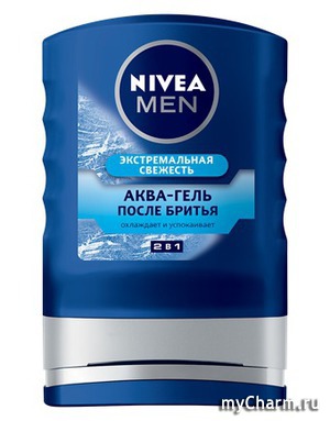 Nivea Men / Аква-гель после бритья Экстремальная свежесть