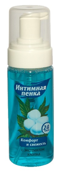 Floresan / интимная пенка с экстратом хлопка