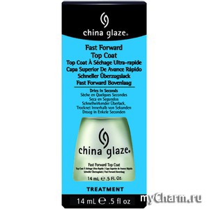 China Glaze /     Fast Forward Top Coat
