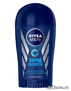 Nivea Men / Заряд свежести дезодорант-антиперспирант стик