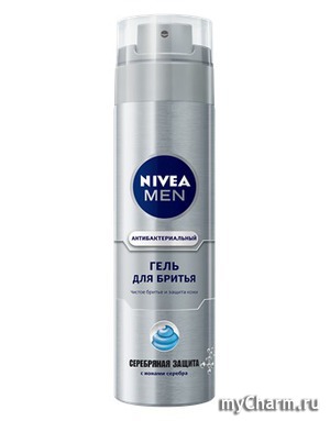 Nivea Men / Гель для бритья Серебряная защита