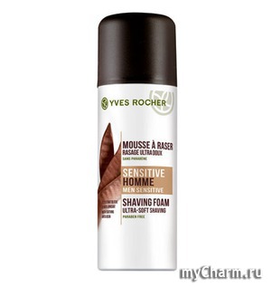 Yves Rocher /    Mousse a raser Sensitive Homme Shaving foam