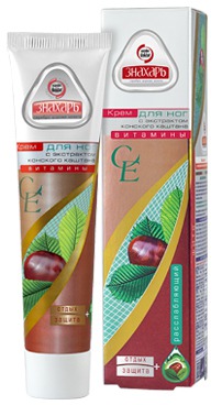 "Знахарь" / Крем для ног "С экстрактом конского каштана" расслабляющий