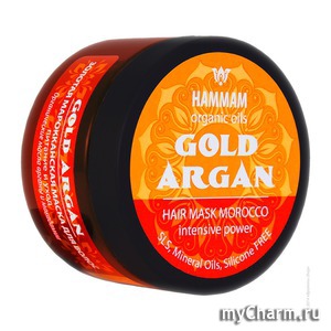 "Фратти НВ" / Золотая марокканская маска для волос «Gold Argan „Питание и уход“» питание и уход серии «Hammam organic oils»