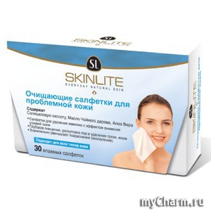 Skinlite / Очищающие салфетки для проблемной кожи