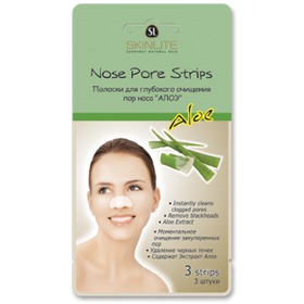 Skinlite /     Nose Pore Strips Aloe