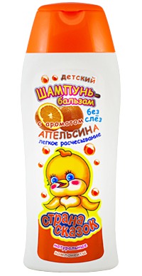 "Страна сказок" / Шампунь-бальзам детский "С ароматом апельсина"