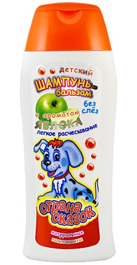 "Страна сказок" / Шампунь-бальзам детский "С ароматом яблока"